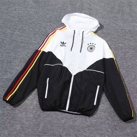 Chaqueta Cortavientos ALEMANIA 2024 - 2025 cremallera completa.