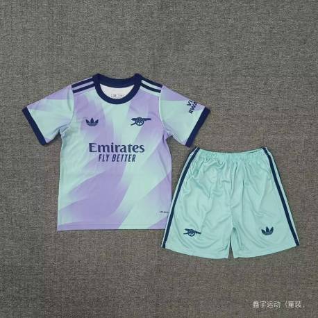 ARSENAL Tercera Equipación 2024-2025, conjunto completo niños