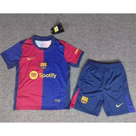 BARCELONA Equipación 2024-2025, conjunto completo niños