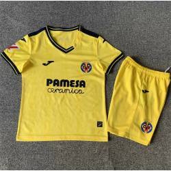 VILLARREAL Primera Equipación 2024-2025 conjunto completo niños