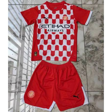 GIRONA Primera Equipación 2024-2025 conjunto completo niños