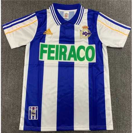Camiseta DEPORTIVO DE LA CORUÑA 99-00 RETRO - POCO STOCK Equipación
