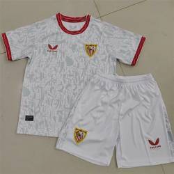 SEVILLA Primera Equipación 2024-2025 conjunto completo niños