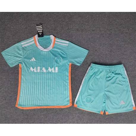 INTER MIAMI tercera Equipacion 2024-2025, conjunto completo niños