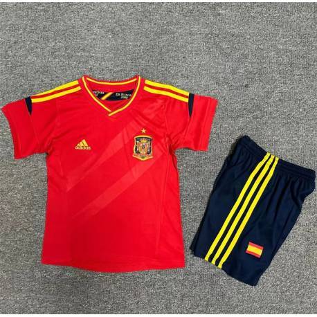 ESPAÑA Retro Equipación 2012 poco stock, conjunto completo niños