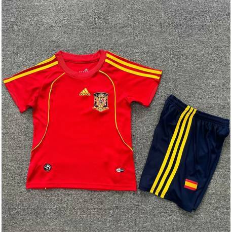 ESPAÑA Retro Equipación 2008 poco stock, conjunto completo niños